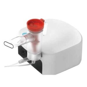 vcn2-hero.jpg VCN2 veterinary compressor nebulizer - compact main unit with nebulizer cup, mouthpiece and air tubing