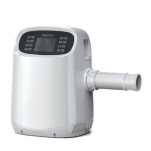 vhb-hero.jpg VHB veterinary forced-air warming system - main unit with 3.5-inch color display, keypad, carry handle and extendable air hose