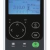 VI3 infusion pump control panel showing rate mode screen, navigation keys and Menu, Bolus, Start, Mute and Stop keys