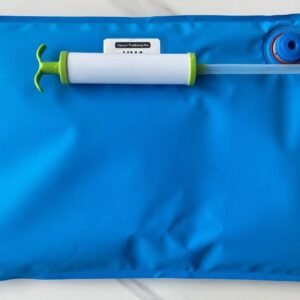 vm1-hero.jpg VM1 veterinary vacuum positioning mat - blue polyurethane mat with vacuum valve and manual pump with connecting tube