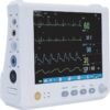 vm9-hero.jpg VM9 8.4-inch compact veterinary multi-parameter monitor, angled view showing display and side-panel NIBP, temperature, ETCO2, SpO2 and ECG connectors