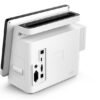 VP12 veterinary monitor rear view showing carry handle, recorder bay, USB, video output, network, grounding and AC power connectors