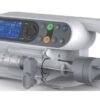 vsp1-angled.jpg VSP1 veterinary syringe pump - angled view showing syringe cradle, clamp and plunger driver assembly