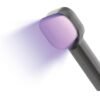 VW1 Wood's lamp emitting ultraviolet light through the lens head